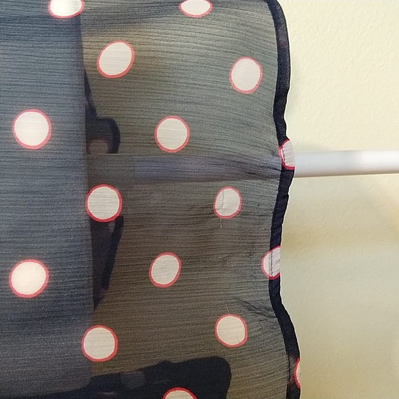 Hollister Sheer Polka Dot Blouse - Picture 8 of 9